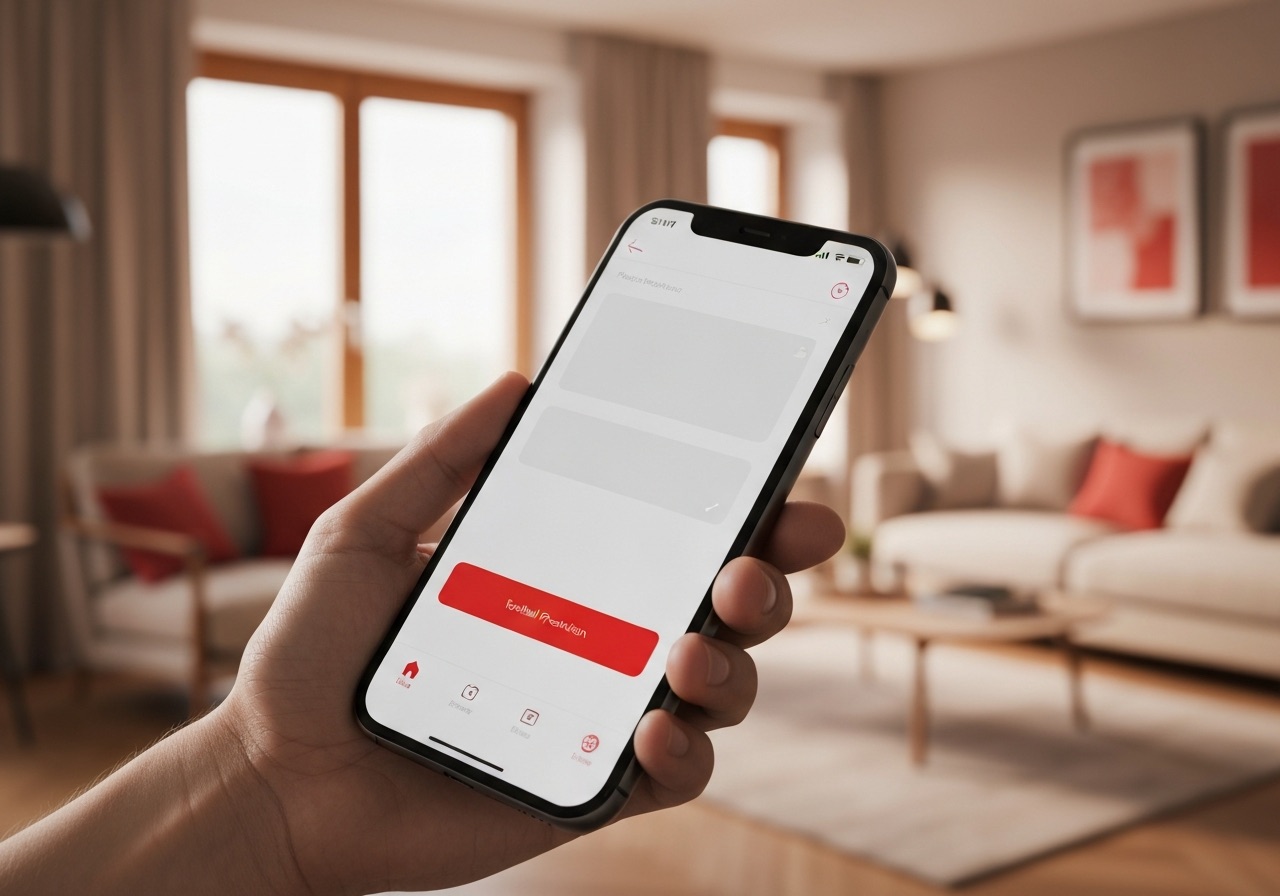 Ein Tipp wird auf dem Smartphone abgegeben